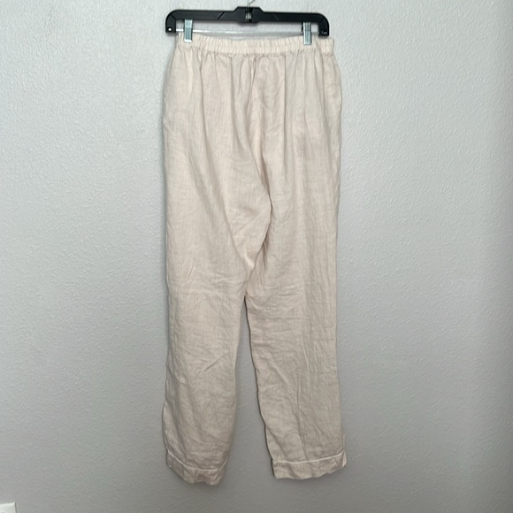 Quince Linen Long Sleeve Pajama Set Size Large - Picture 10 of 14